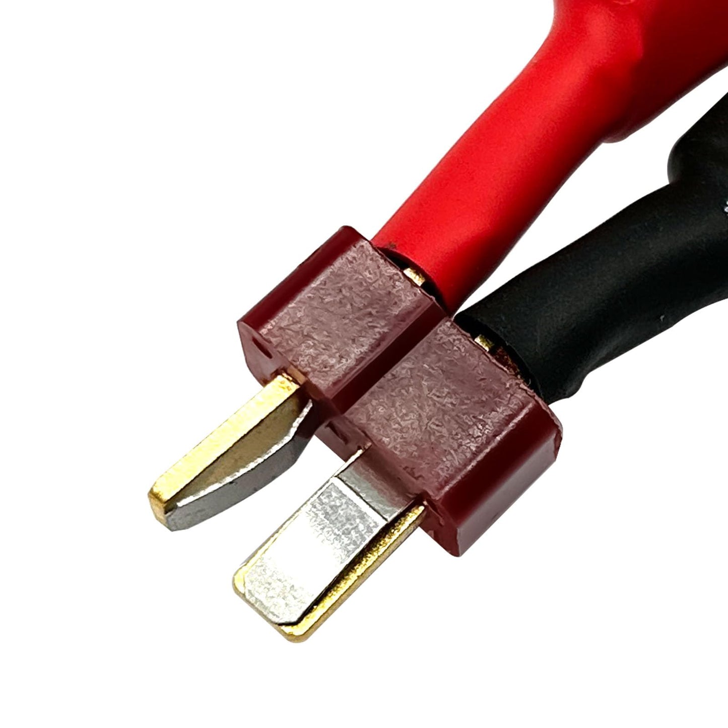 2Packs T Parallel Y Splitter Battery Connector 12AWG Cable Dual Extension Y Splitter Male to 2 Female for RC Quadcopte Multiroto