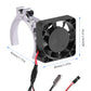 ACEKEEPS Aluminum Heatsink Fan for 1/10 Traxxas E-Revo UDR 1/8 Typhon Work with 42mm Diameter Brushless Motors