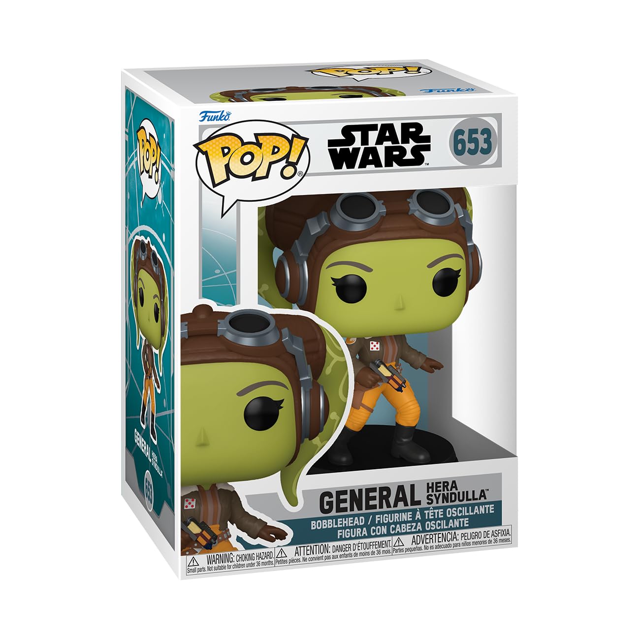 Funko Pop! Star Wars: Ahsoka Tv - General Hera Syndulla - Collectable Vinyl Figure - Gift Idea - Official Merchandise - For Kids & Adults - Tv Fans - Model Figure For Collectors And Display