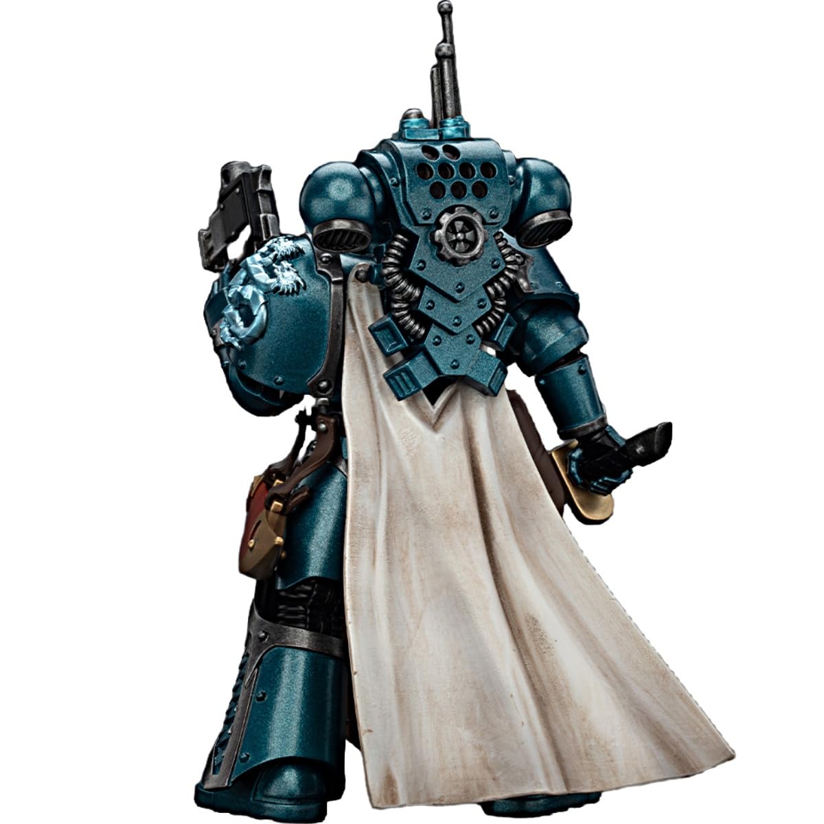 JOYTOY Warhammer 40K 1/18 Action Figures Alpha Legion Legion Praetor with Power decorative replica blade 4.9Inch Collectible Model Birthday Gifts