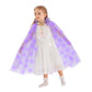 Hsctek Light Up Princess Cape, Purple Princess Dress Up Tulle Cape, Coloful Princess Outfit Costume Accessories Kids Toddlers Girls