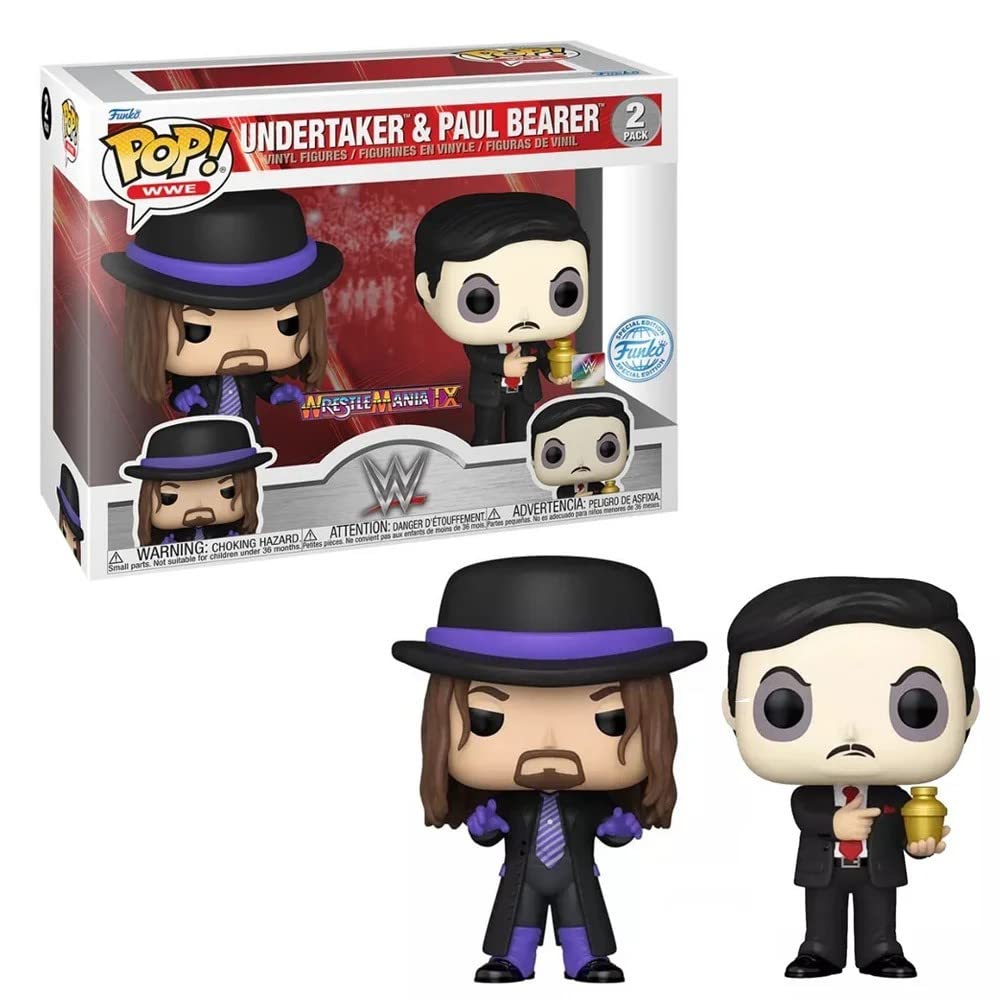 Funko PoP! Undertaker & Paul Bearer Vinyl Figure - Multicolor Collectible - Model 68960