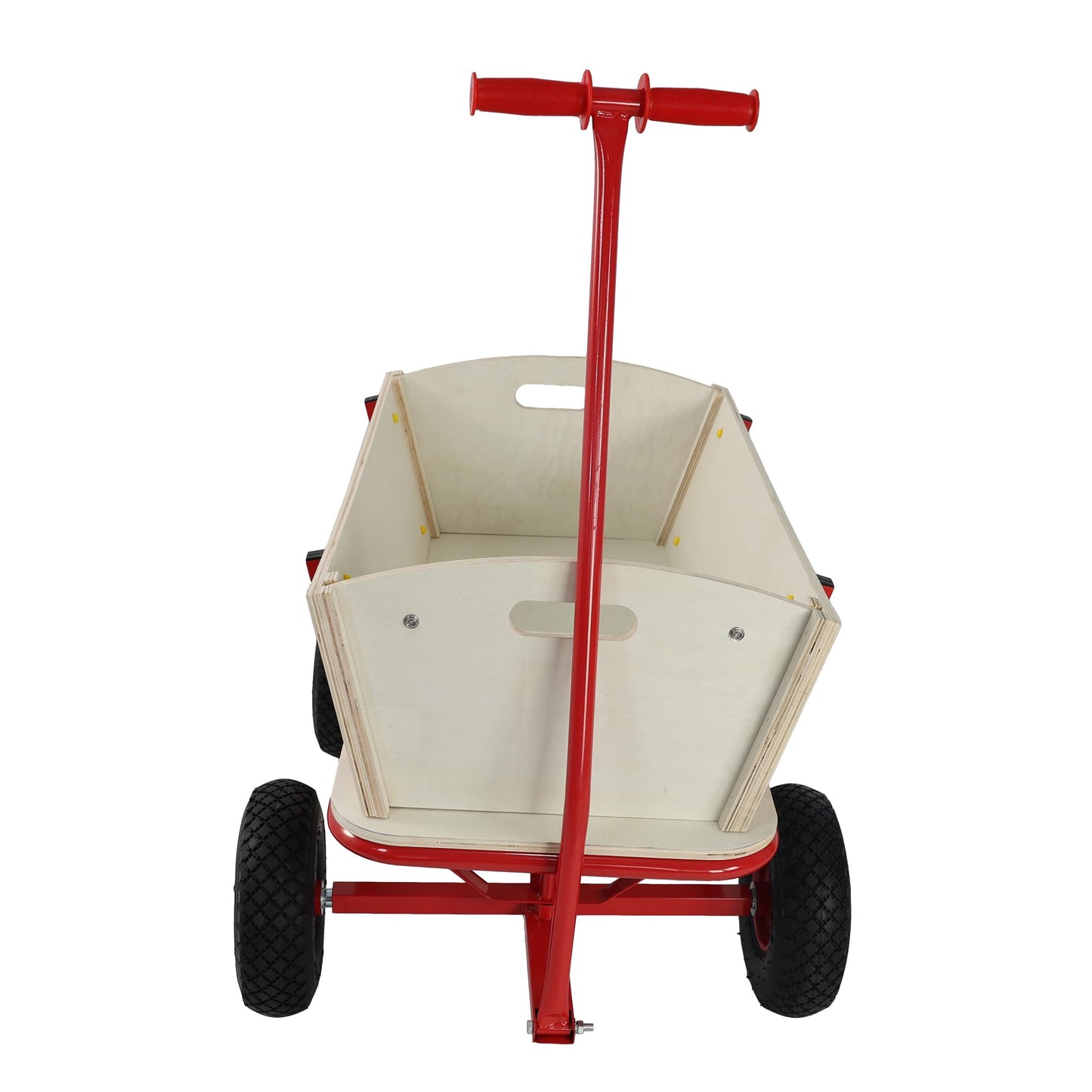 VISRACK All-Terrain Stroller - Removable Wooden Panels, Foldable, Red & White, Model: vedvf3 - Ideal for Kids' Halloween Adventures