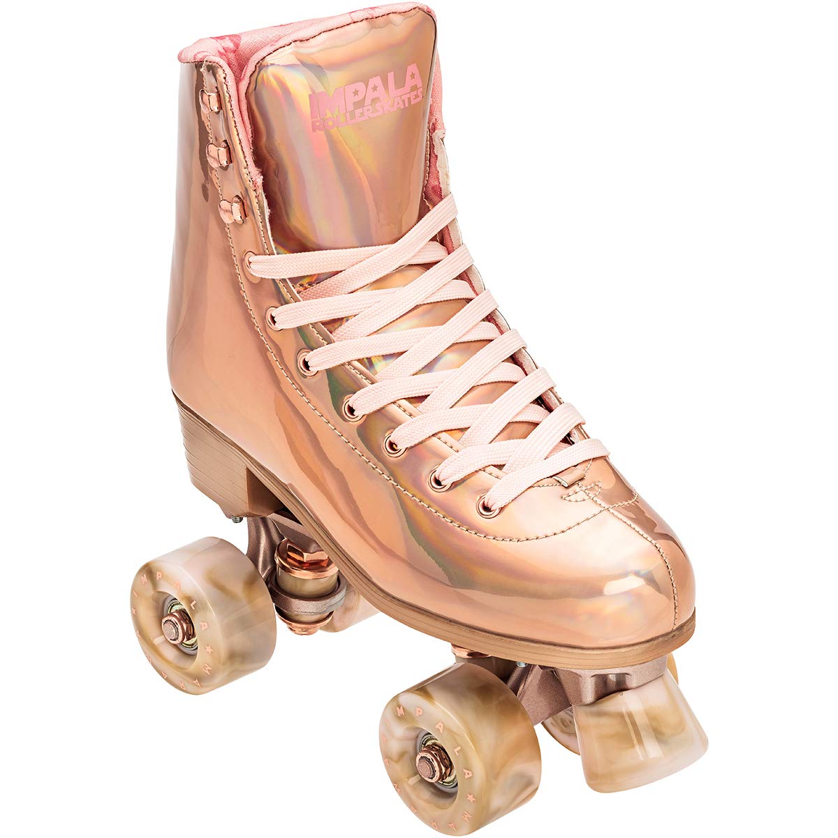 Impala Rollerskates Girl's Impala Quad Skate (Big Kid/mature-themed) Marawa Rose Gold 6 (US Men's 4  Women's 6) M