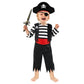 Morph Toddler Kids Pirate Costume Boys Pirate Costume Accessories for Kids Halloween Pirates Outfit Boys, 3-4 Years