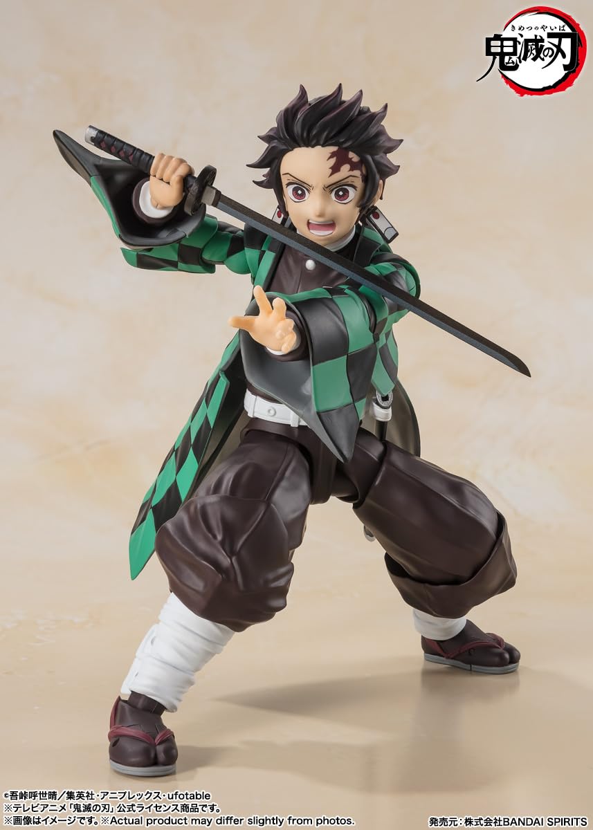 TAMASHII NATIONS - Demon Slayer: Kimetsu no Yaiba - Tanjiro Kamado S.H.Figuarts Action Figure