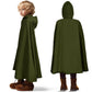 G.C Kids Renaissance Shirt Cloak Costume Belt Boys Medieval Costume Accessories Outfit Knight Hooded Cape Halloween Cosplay