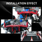 Aluminum Front & Rear Body Mounts with Body Posts Upgrade Parts for 1/10 Slash 2WD Rustler Stampede VXL Replaces #1914R RED