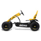 BERG Pedal Kart with XL Frame B.Super Yellow BFR | Childrens Vehicle, Pedal car with Adjustable seat, with Freewheel, Children