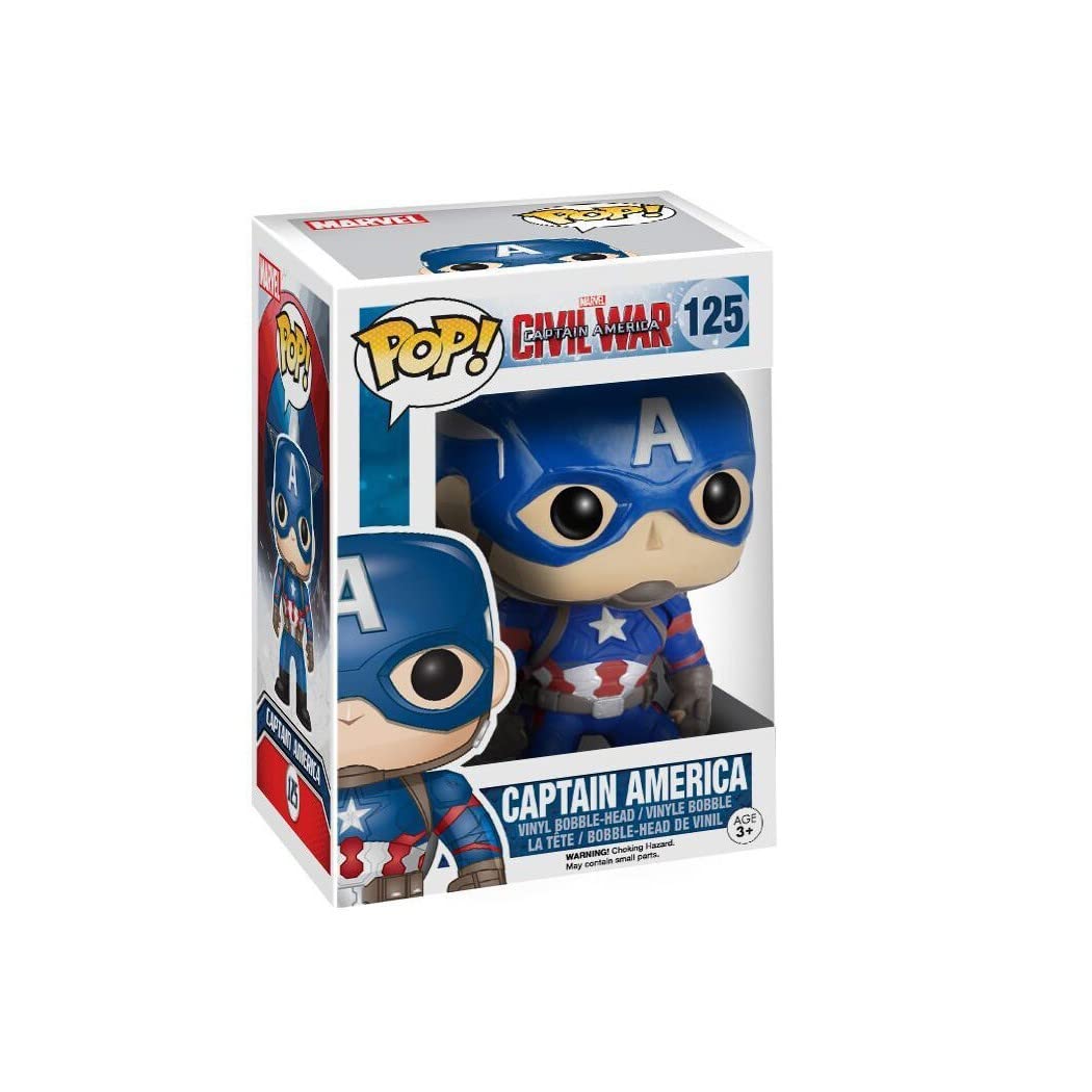 Funko Pop Marvel: Captain America 3: Civil War Action Figure - Captain America