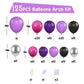 Paready Balloon Arch Kit - 125 Pcs Hot Pink & Purple Garland - Rubber Party Balloons for Kids Birthday, Baby Shower, Wedding