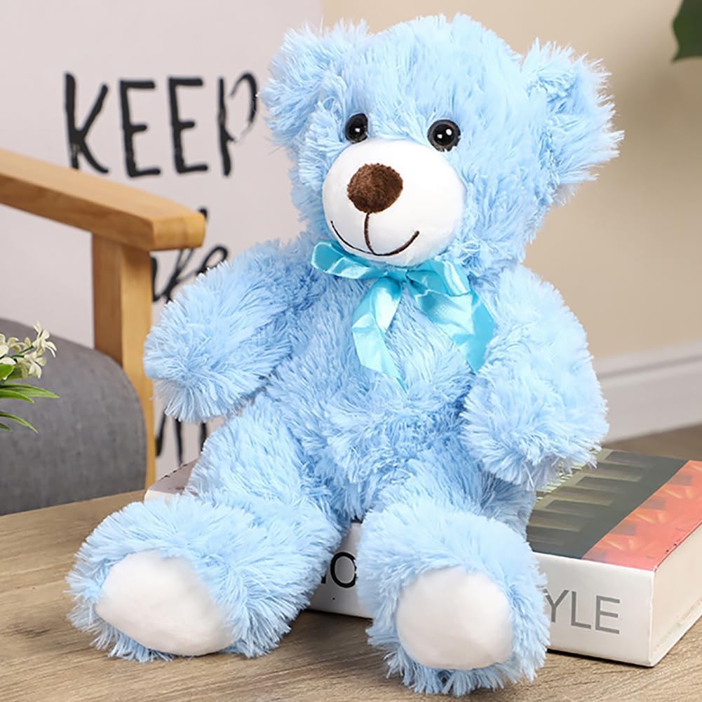 Hgplvxj Teddy Bear Stuffed Animals, 13 Inches Teddy Bear Plush Toy Birthday Christmas Valentines Day Gift For Kids Girlfriend (B
