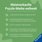 Ravensburger 1000 Piece Jigsaw Puzzle - 99 Places in Europe, Multicolor, Cardboard, 39 x 30 cm, Model 80487