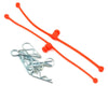 Dubro Products DUB2252 2252 Body Klip Retainers Orange (2)