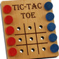 Deluxe Cherry Tic-Tac-Toe Game - Made In Usa