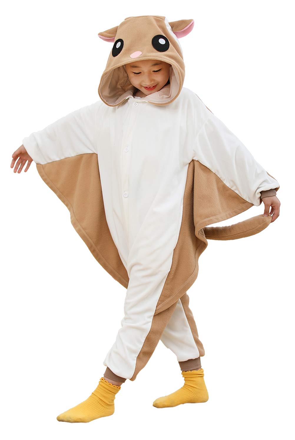 Kianmacar Kids Animal Onesie Pajamas Halloween Costume Cosplay Sleepwear(Age:Over 8 Years Old)