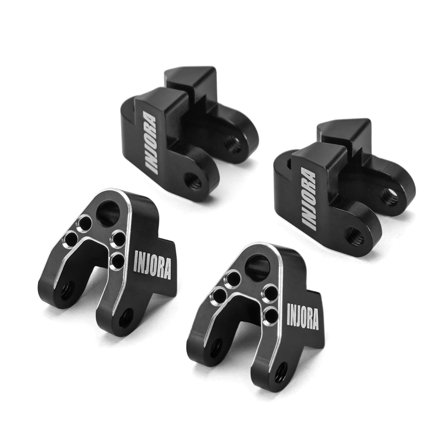 INJORA Aluminum Shock Mount Height Lift Kit for 1/18 RC Crawler TRX4M Defender Bronco Upgrade