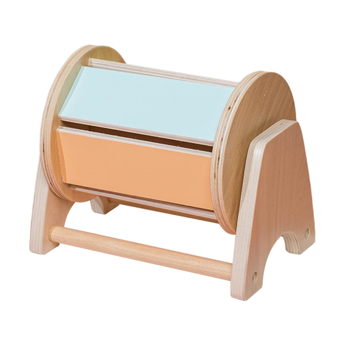 Atorse Montessori Rotating Drum Wooden Rolling Drum For Toddlers Infant 612 Months|Baby | Toys For Baby | Developmental Baby To