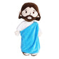 Yelakey Jesus Plush Doll Guardian Angel Stuffed Animal With Wings Baptism Plushie Toy Gifts For Kids For Christening Religious E