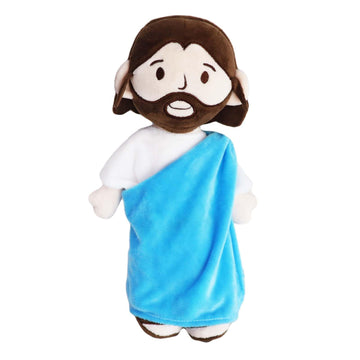 Yelakey Jesus Plush Doll Guardian Angel Stuffed Animal With Wings Baptism Plushie Toy Gifts For Kids For Christening Religious E