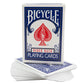 Magic Makers Bicycle Stripper Deck With 10 Bonus Tricks (Blue) - Tapered Magic Trick Deck