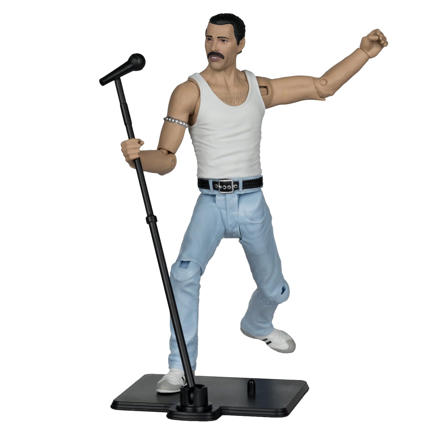 McFarlane Toys Music Maniacs Rock Freddie Mercury Action Figure 6in Multicolor Plastic Model 14206
