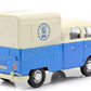 Motormax Volkswagen Type 2 (T1) Pickup Food Truck Cream And Blue 1/24 Diecast Model Car