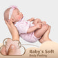 Jirachi Lifelike Reborn Baby Dolls, 18-Inch Sleeping Real Life Soft Cloth Body Neweborn Baby Girl, Realistic Reborn Babies With Feeding Set For Kids Age 3+