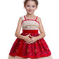 Xefenki 2024 New Princess Costume for Girls Toddler Deluxe Lace Tutu Dress With Necklace and Hairpin