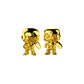 Funko Pop Marvel Studios 10 Captain America Gold Chrome Collectible Figure, Vinyl, One Size, Multicolor, Model 33515