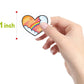 500 Pieces(8 Patterns)Rainbow Stickers Colorful Fashion Graffiti Rolls Self Adhesive Seals For Kids Girls Boys Teens Adults For