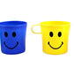 Dependable Industries inc. Essentials 4 Pack Plastic Smiley Face Plastic Mug BPA Free Party Favor Drinking Cup