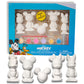 Innovative Designs Disney Mickey and Friends DIY Paint Your Own Figurines Arts and Crafts Set for Kids, Paint, Paint Brush, and 