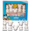 Innovative Designs Disney Mickey and Friends DIY Paint Your Own Figurines Arts and Crafts Set for Kids, Paint, Paint Brush, and 