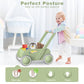 Wooden Baby Walker For Infants To Toddler, Baby Push Walker With Wheels For Boys Girls, Toys Gift For Birthday Christmas New Yea