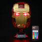 Briksmax Led Lighting Kit For Iron Man Helmet - Compatible With Lego 76165 Building Blocks Model- Not Include The Lego Set