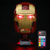 Briksmax Led Lighting Kit For Iron Man Helmet - Compatible With Lego 76165 Building Blocks Model- Not Include The Lego Set