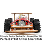 Pica Toys Wooden 2.4Ghz Wireless Remote Control Racing Car Kit F1 - Science Project For For Kids,Students,Education,School Model Car Kit To Build Experiment (3 Pack Of Red)