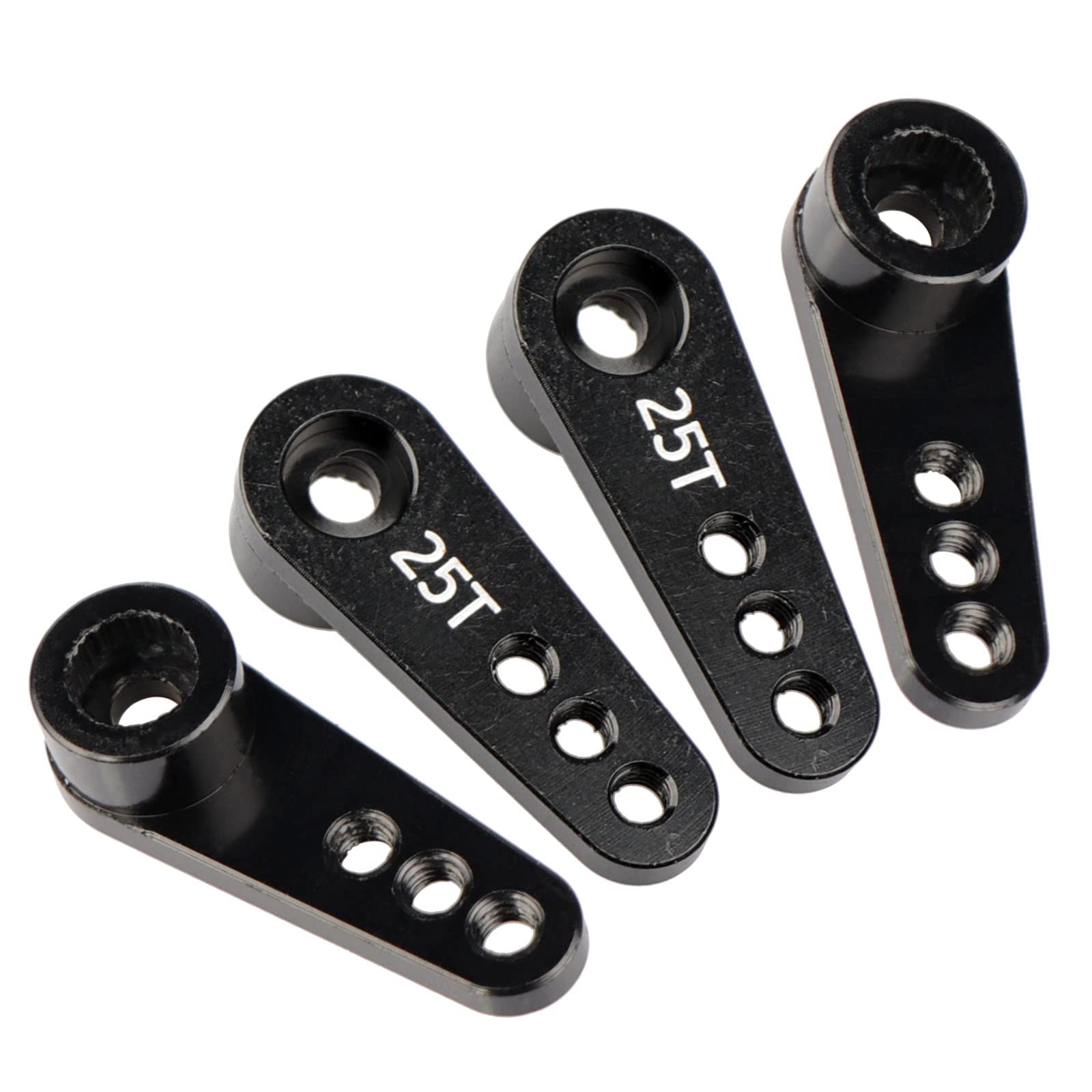 Acekeeps 4Pcs Aluminum Rc 25T Servo Horn For Futaba Savox Xcore Mg995 Mg996R Mg946R Servo