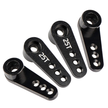 Acekeeps 4Pcs Aluminum Rc 25T Servo Horn For Futaba Savox Xcore Mg995 Mg996R Mg946R Servo