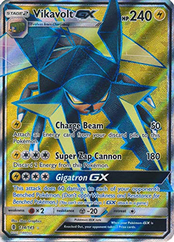 Vikavolt Gx - 134/145 - Full Art Ultra Rare