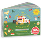 CUPKIN Food Truck Sticker & Coloring Book - 500+ Stickers, 12 Scenes, Paper, Ages 4-10