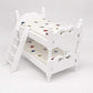 Sxfse Loft Bed, 1:12 Wooden Dollhouse Miniature Furniture Decor Bunk Bed With Ladder, Kids Children'S Bedroom Set Play Toy