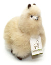AlpacaNext Llama Stuffed Animal - 9 inch. Cute  Soft and Cuddly Alpaca Plush Toy Handcrafted on Real Alpaka Natural Fur (9 inches  Brown)
