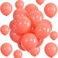 Hestya 100 Pieces 10 Inch Coral Balloons Latex Party Balloons Arch Garland Kit for Weddings, Bridal Shower, Graduation, Annivers