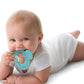 Nuby Silicone Teethe-Eez Teether With Bristles, Includes Hygienic Case, Aqua (Count Of 2)…