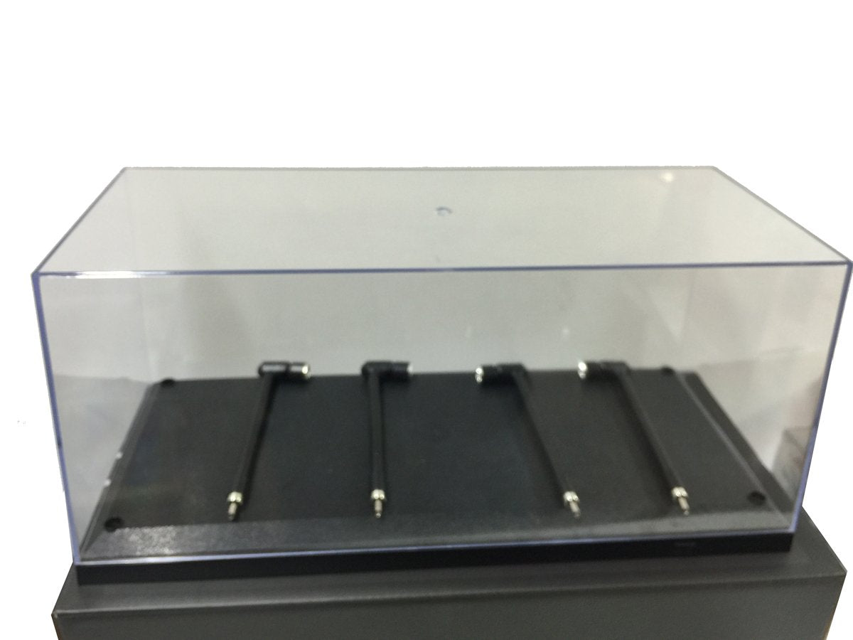Illumibox Mj14001 Showcase 1: 18 X+ Usb Powered Led Black Base Display, Clear