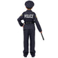 Spooktacular Creations Halloween Police Costume for Kids, Black, Medium (8-10 yrs), Polyester, Toddler RolePlay Outfit
