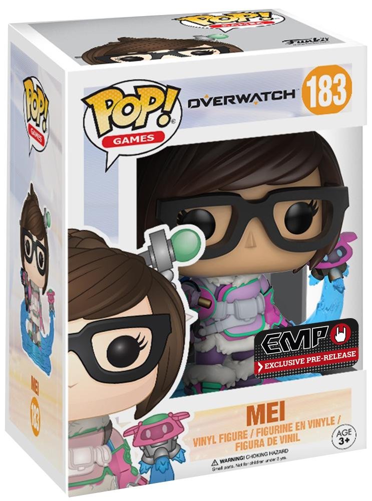 Funko Overwatch Pop Vinyl Figurine 183 Mei Limited Edition, 9 Cm, 13309