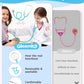 Gleamkid Doctor Costume For Kids, Kids Scrubs With Lab Coat, 9Pcs Toddler Halloween Costume, Career Day Costume For Boy Girls